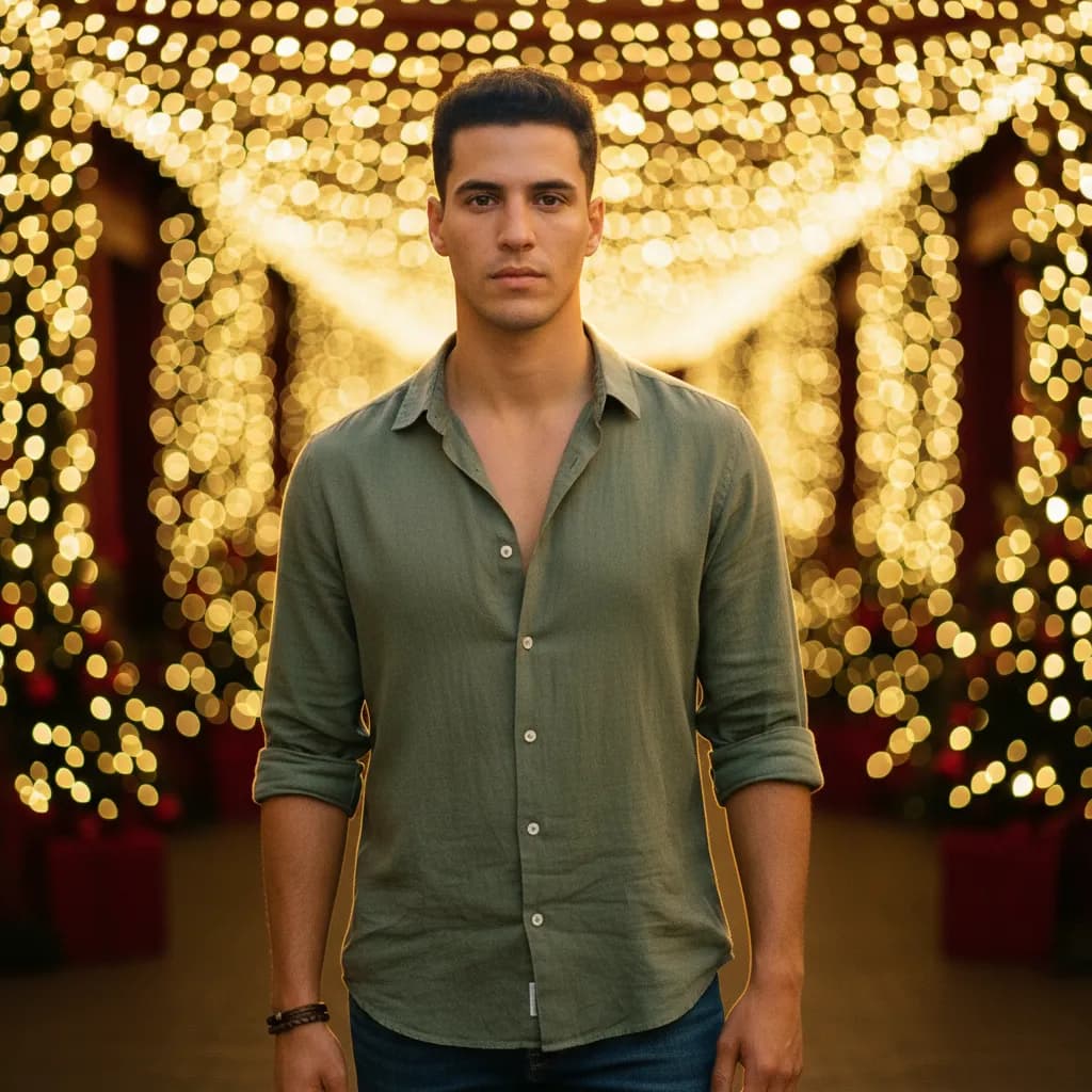 AI Christmas Light Filter