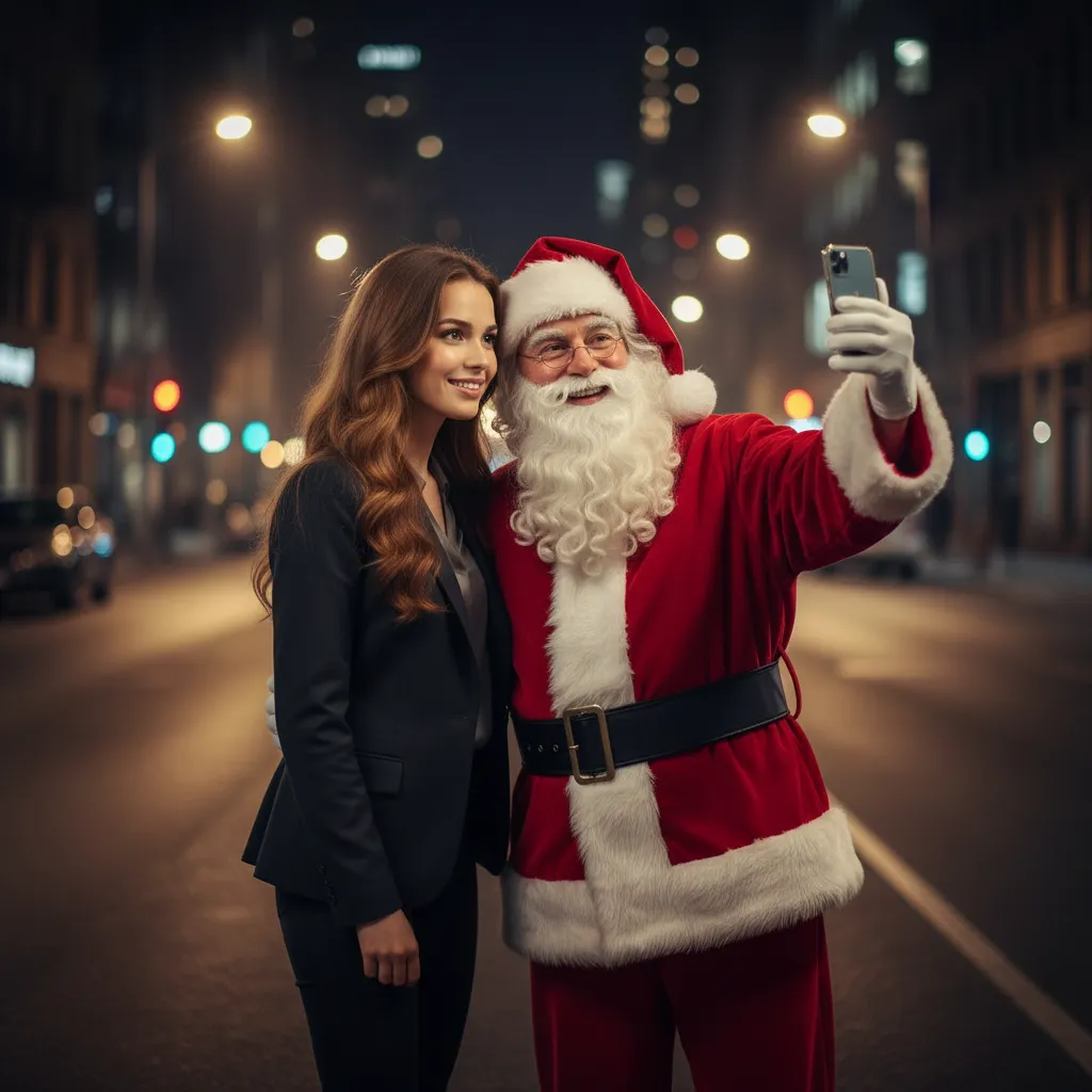AI Selfie With Santa Video