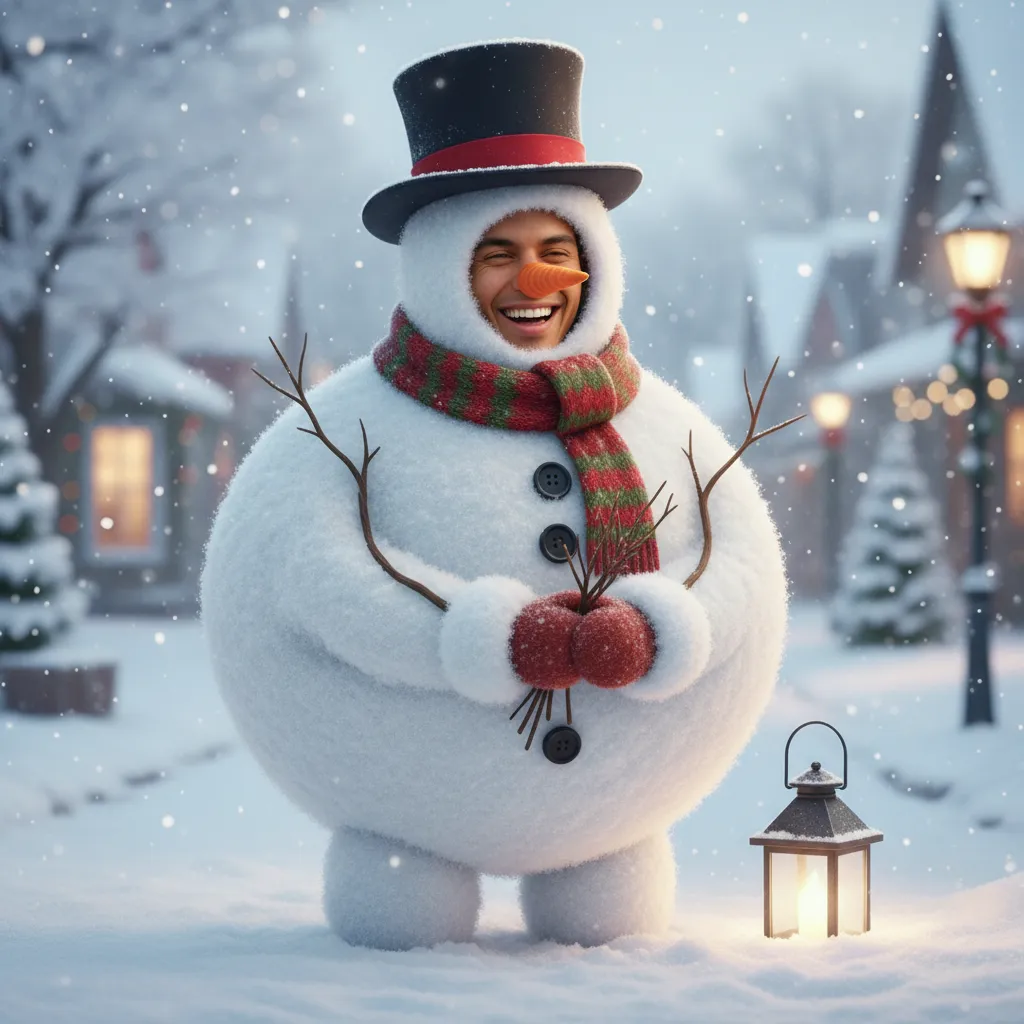 AI Frosty Snowman Filter